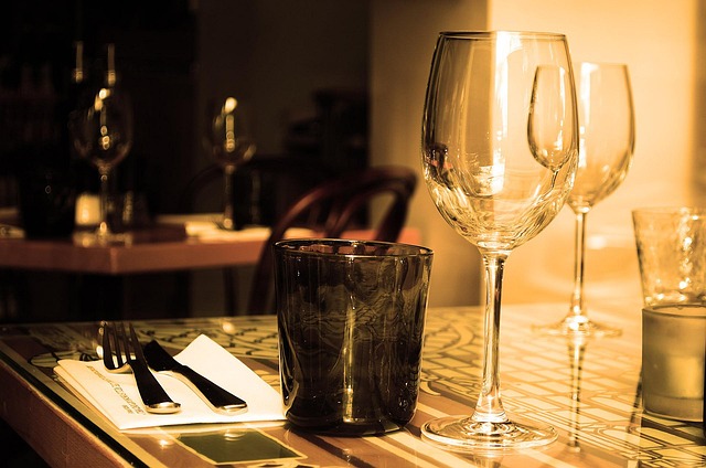 Table at restaurant
